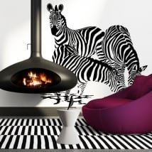Vinyle décoratif Zèbres