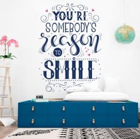 Vinyle d&eacute;coratif phrases d'amour en Anglais