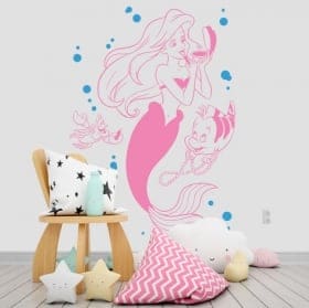 Vinyle pour enfants la petite sir&egrave;ne