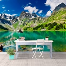 Papiers peints lac et montagnes