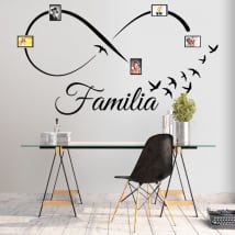 Vinyle adhésif infini photos de famille oiseaux