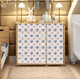 Vinyle commode pour les bébés