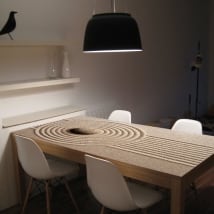 Vinyle pour tables pierres zen