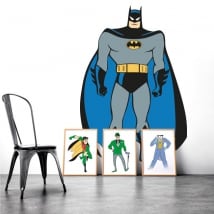 Autocollants muraux batman