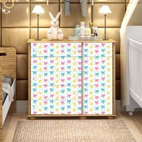 Stickers muraux pour les meubles de bébé