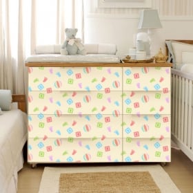 Vinyle pour les meubles chambres de bébé