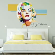 Vinyle et autocollants marilyn monroe