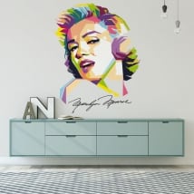 Vinyle murs marilyn monroe