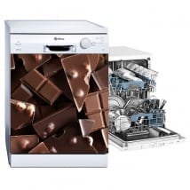Stickers muraux vaisselle chocolats