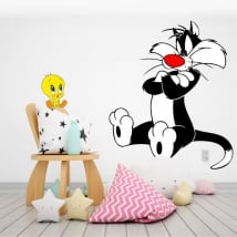 Vinyle pour enfants sylvester et tweety