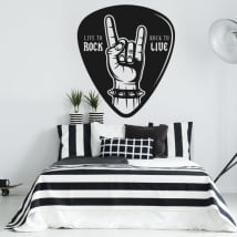 Vinyle et autocollants rock and roll
