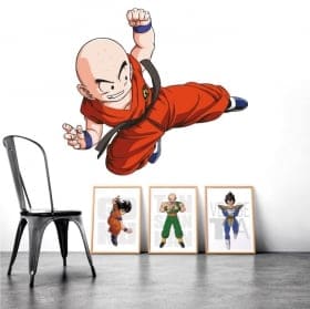 Vinyle adh&eacute;sif et autocollants dragon ball krilin