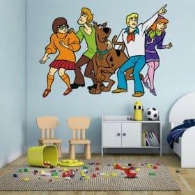 Vinyle adh&eacute;sif et autocollants scooby doo