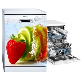 Vinyle adhésif vaisselle fruits dans l'eau