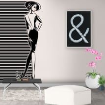 Vinyle et autocollants style de femme