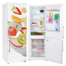 Vinyle décoratif pour réfrigérateurs bol de fruits