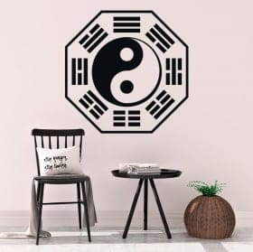 Vinyle d&eacute;coratif et autocollants yin yang