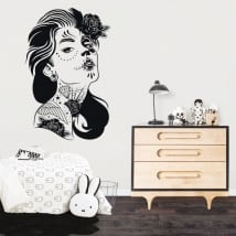 Vinyle et autocollants journée de la femme des morts