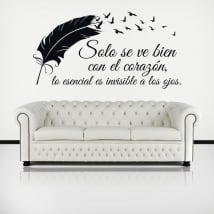 Stickers et autocollants phrase le petit prince