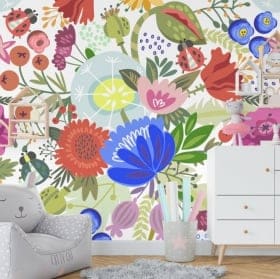 Peintures murales en vinyle plumes &agrave; d&eacute;corer