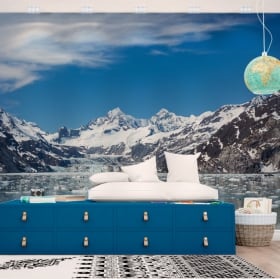 Peintures murales en vinyle top montagnes kangtega himalaya népal