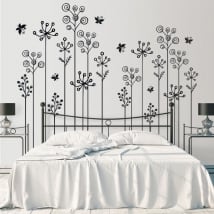 Vinyle et autocollants les fleurs décorent les murs et les objets