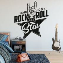 Stickers muraux rock and roll