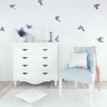 Stickers muraux et des autocollants oiseaux origami