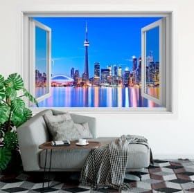 Vinyle des fen&ecirc;tres ville de toronto canada 3d