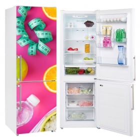 Autocollants décorer les réfrigérateurs régime alimentaire et vie saine
