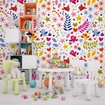 Murales de vinyle joie naturelle