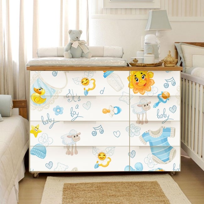 Autocollants Adhesifs Pour Commodes Et Meubles Pour Bebes