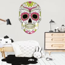 Vinyle décoratif crâne jour des morts