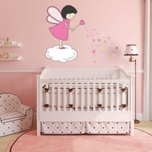 Vinyle pour enfants coeurs de fées