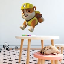 Vinyle et des autocollants rubble la patrouille canine