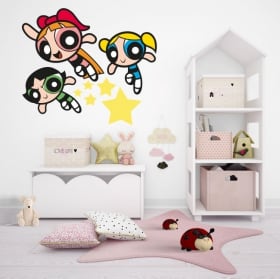 Stickers muraux supernets ou filles powerpuff