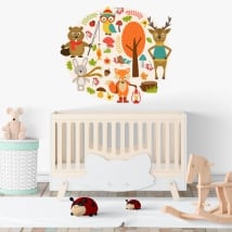 Vinyle bébé animaux pour enfants
