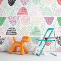 Murales de vinyle formes géométriques