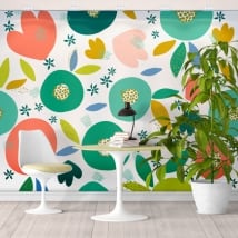 Murales de vinyle les couleurs tropical