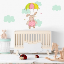 Autocollants et vinyle pour enfants ours parachutiste