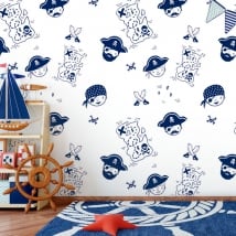 Papiers peints pour enfants ou jeunes pirates des caraïbes