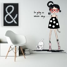 Stickers décoratifs phrases anglaises better days