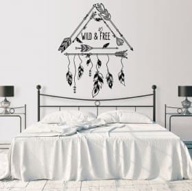 Vinyle d&eacute;coratif phrases Follow Your Dreams