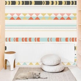 Murales de vinyle d&eacute;coration de style boho