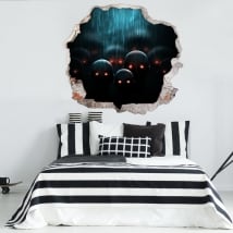 Vinyle les murs zombie apocalypse 3d