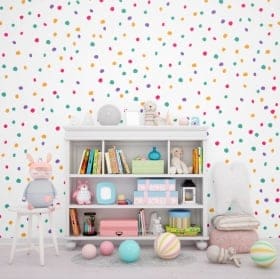 Papiers peints pour enfants ou jeunes formes de couleurs
