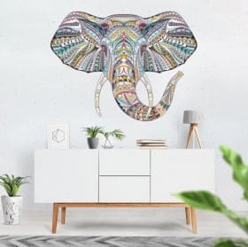 Vinyle d&eacute;coratif &eacute;l&eacute;phant tribal