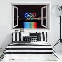 Vinyle 3d canada city vancouver jeux olympiques