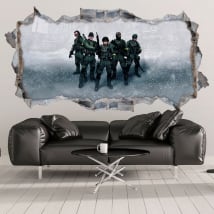 Vinyle décoratif et des autocollants counter strike 3d