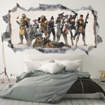 Vinyle décoratif et des autocollants apex legends 3d